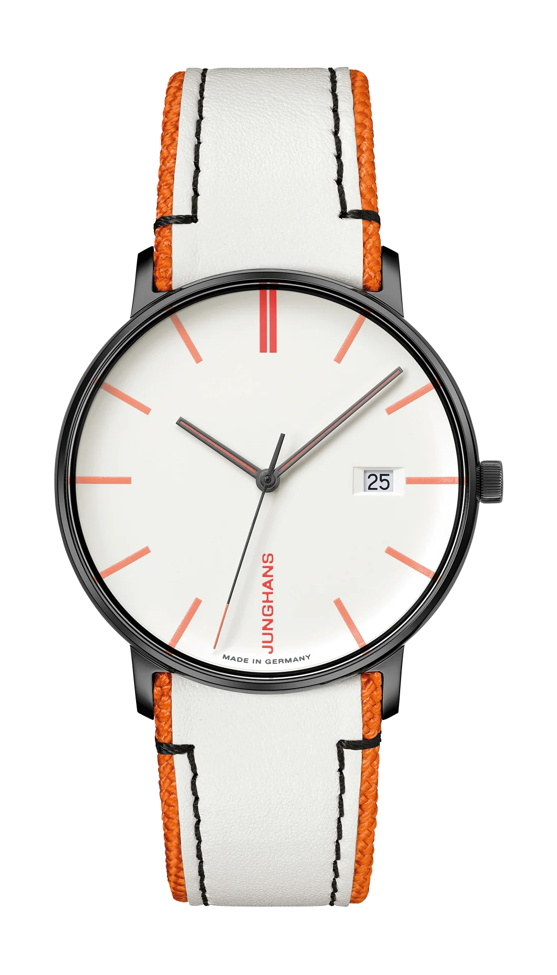 Junghans FORM Quarz 39.9mm White Dial Men's Watch 41/4480.00