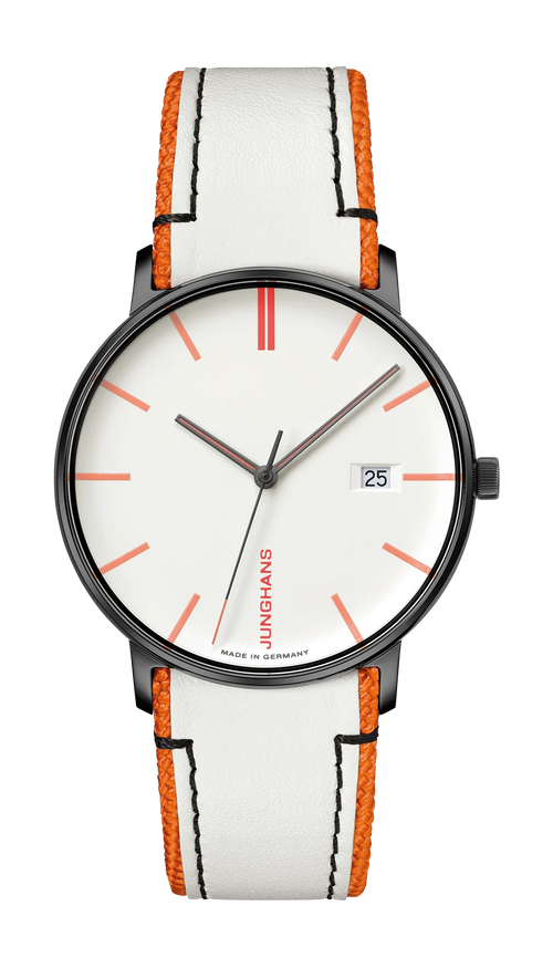 Junghans FORM Quarz 39.9mm White Dial Men's Watch 41/4480.00