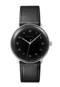 Junghans Max Bill Automatic 38mm Polished Black Dial Men's Watch 27/3400.02