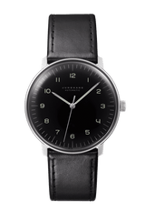 Junghans Max Bill Automatic 38mm Polished Black Dial Men's Watch 27/3400.02