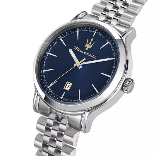 Maserati Epoca 42mm Blue Dial Steel Men's Watch R8853118021