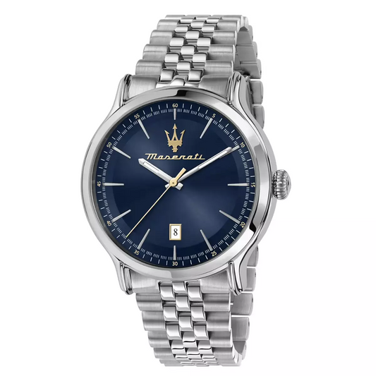 Maserati Epoca 42mm Blue Dial Steel Men's Watch R8853118021