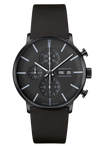 Junghans FORM A Chronoscope English Date 42mm Black Dial Men's Watch 27/4371.03