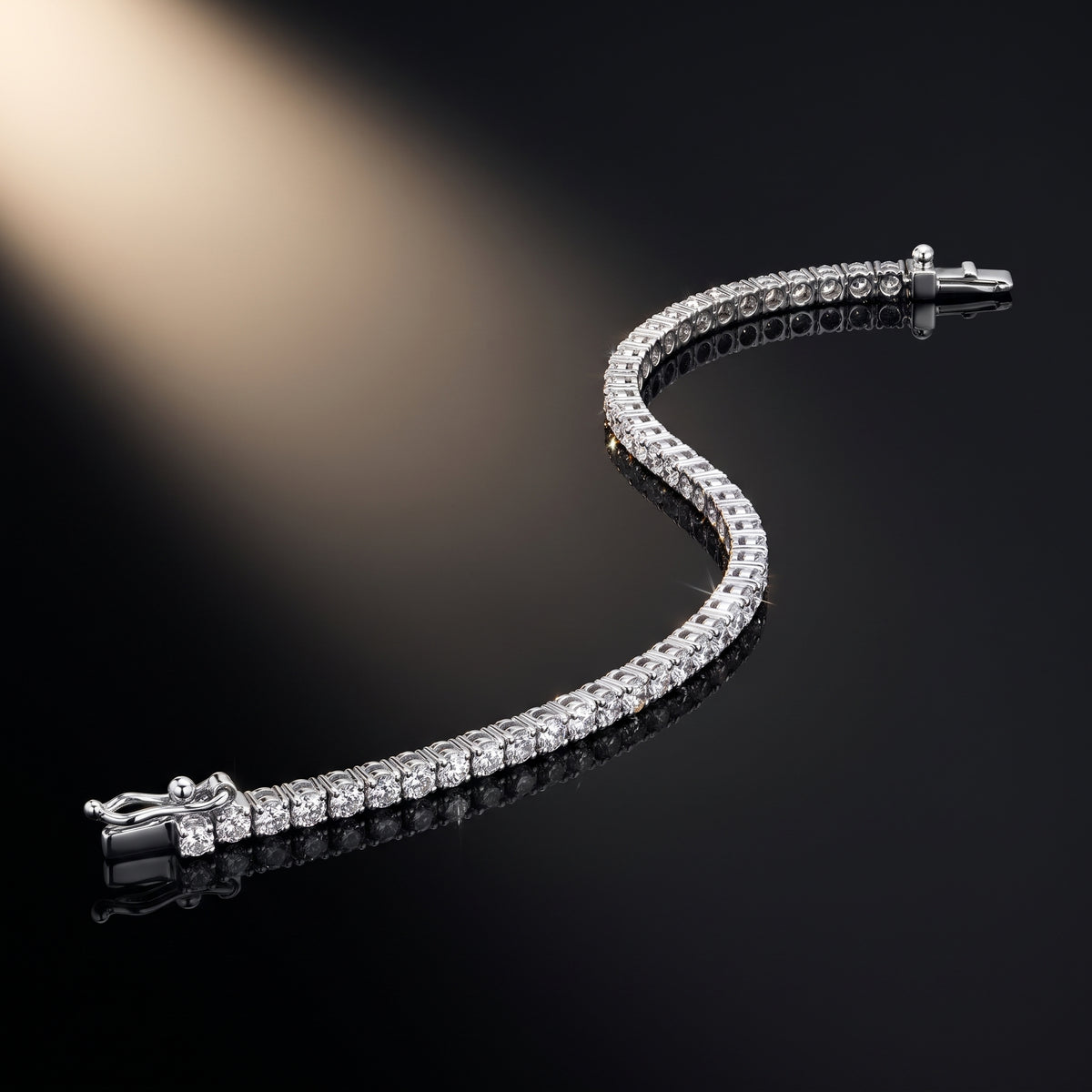 1.00 Carat Lab Grown Diamond Tennis Bracelet