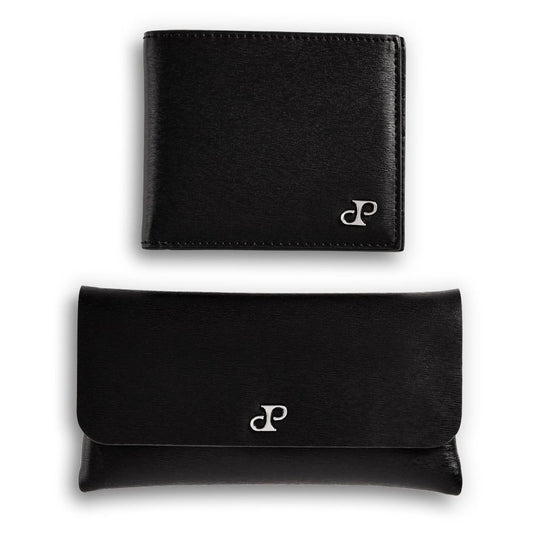 WOLF Philipp Billfold & Double Watch Wrap Gift Set Black 190225