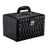 WOLF Caroline Cosmetic Train Case Black 323002