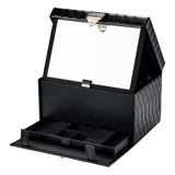 WOLF Caroline Cosmetic Train Case Black 323002