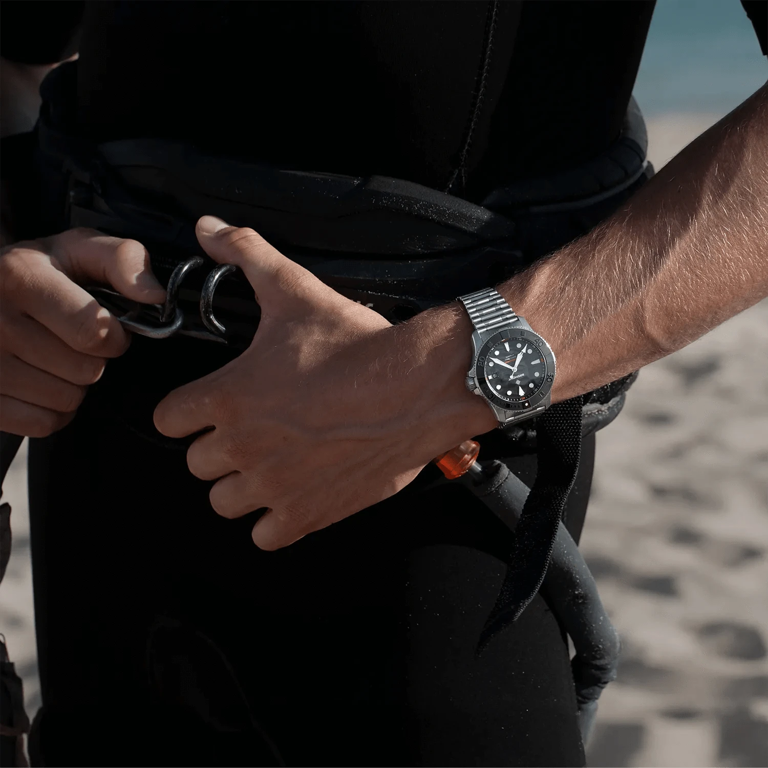 Bremont Supermarine 500M 43mm Black Dial Men's Watch SM43-DT-SS-BK-B