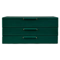 WOLF x Fiona Howard Sophia Jewelry Box with Drawers Forest Green Fruit Botanical 399312