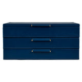 WOLF x Fiona Howard Sophia Jewelry Box with Drawers Indigo Fruit Botanical 399317