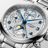 Longines Master Collection Chronograph Moonphase 41mm Silver Dial Men's Watch L29624736