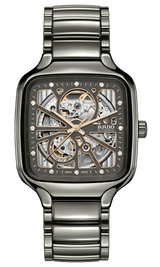 RADO True Square Automatic Open Heart Plasma 38mm Men's Watch R27083712
