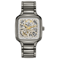 RADO True Square Automatic Open Heart Sparkling 38mm Rhodium Dial Men's Watch R27083722