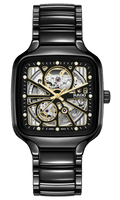 RADO True Square Automatic Open Heart Black 38mm Men's Watch R27086712