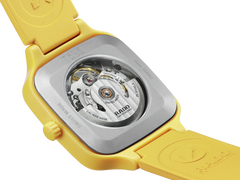 RADO True Square Automatic Skeleton Yellow Ceramic 38mm Men's Watch R27177255