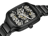 RADO True Square Automatic Skeleton 38mm Black Dial Men's Watch R27197152