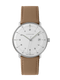 Junghans Max Bill Quarz 38mm Matt Silver Dial Women's Watch 41/4562.02