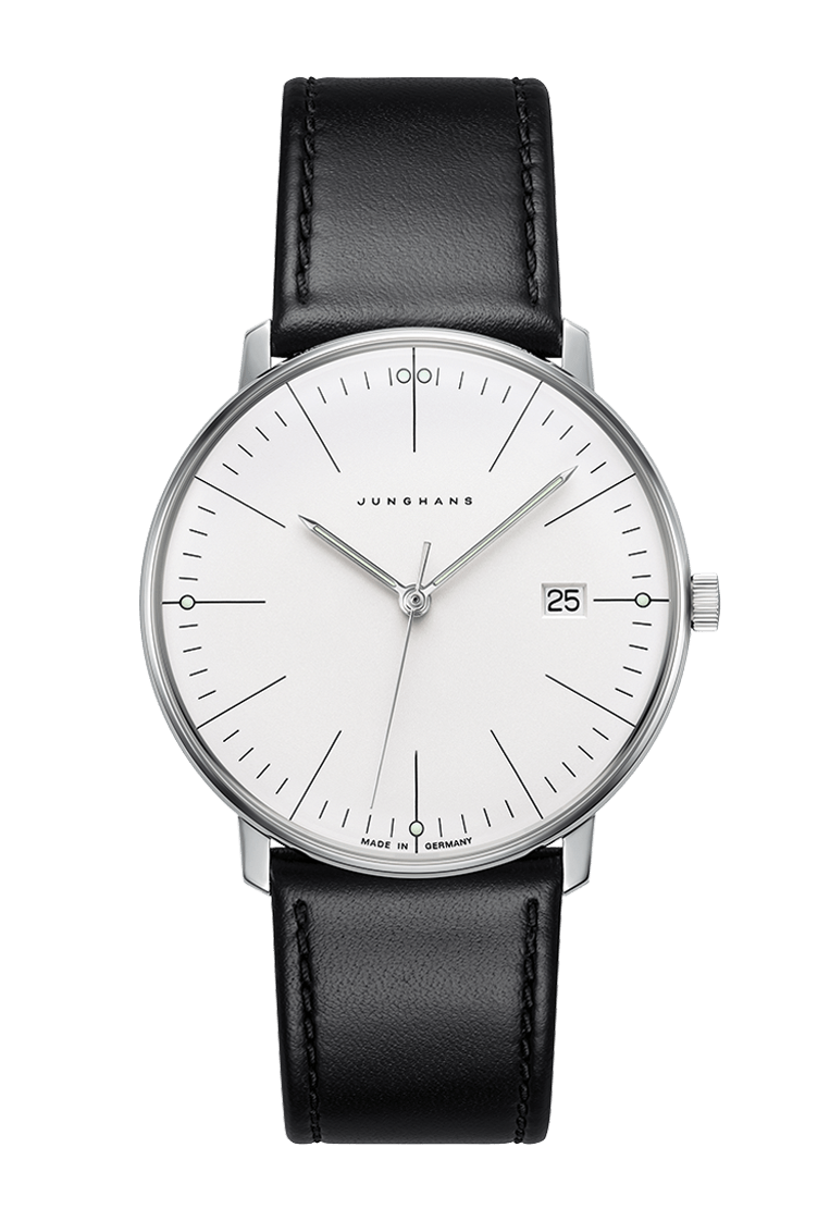 Junghans Max Bill Quarz 38mm Matt Silver Dial Women's Watch 41/4817.02