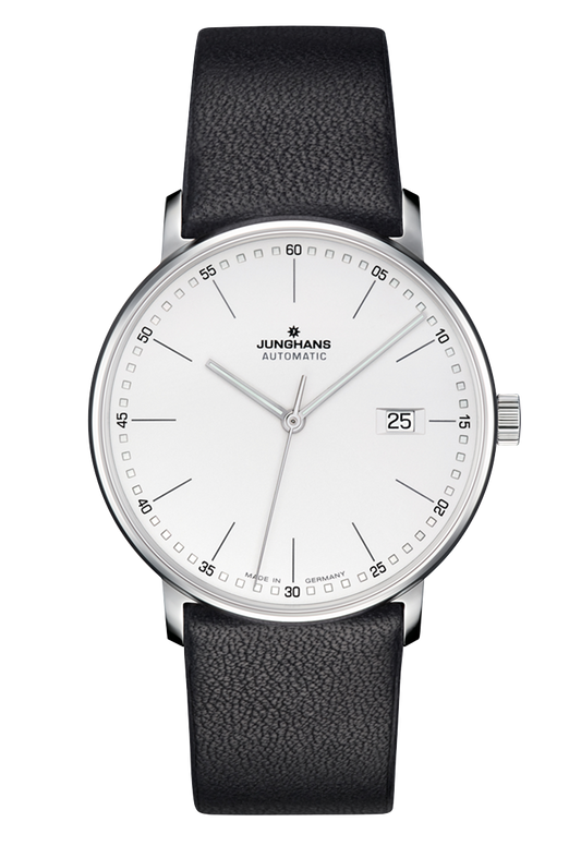 Junghans Form A 39.1mm Automatic Matte Silver Dial Men's Watch 027/4730.00