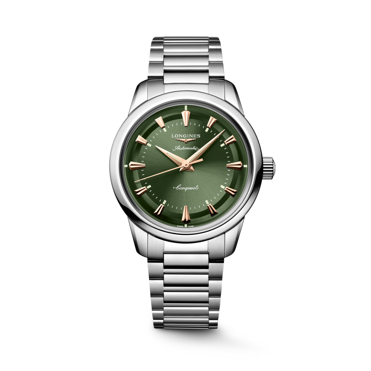 Longines Conquest Heritage 38mm Green Dial Men's Watch L16494026