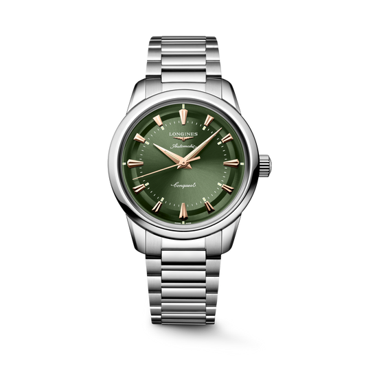Longines Conquest Heritage 38mm Green Dial Men's Watch L16494026