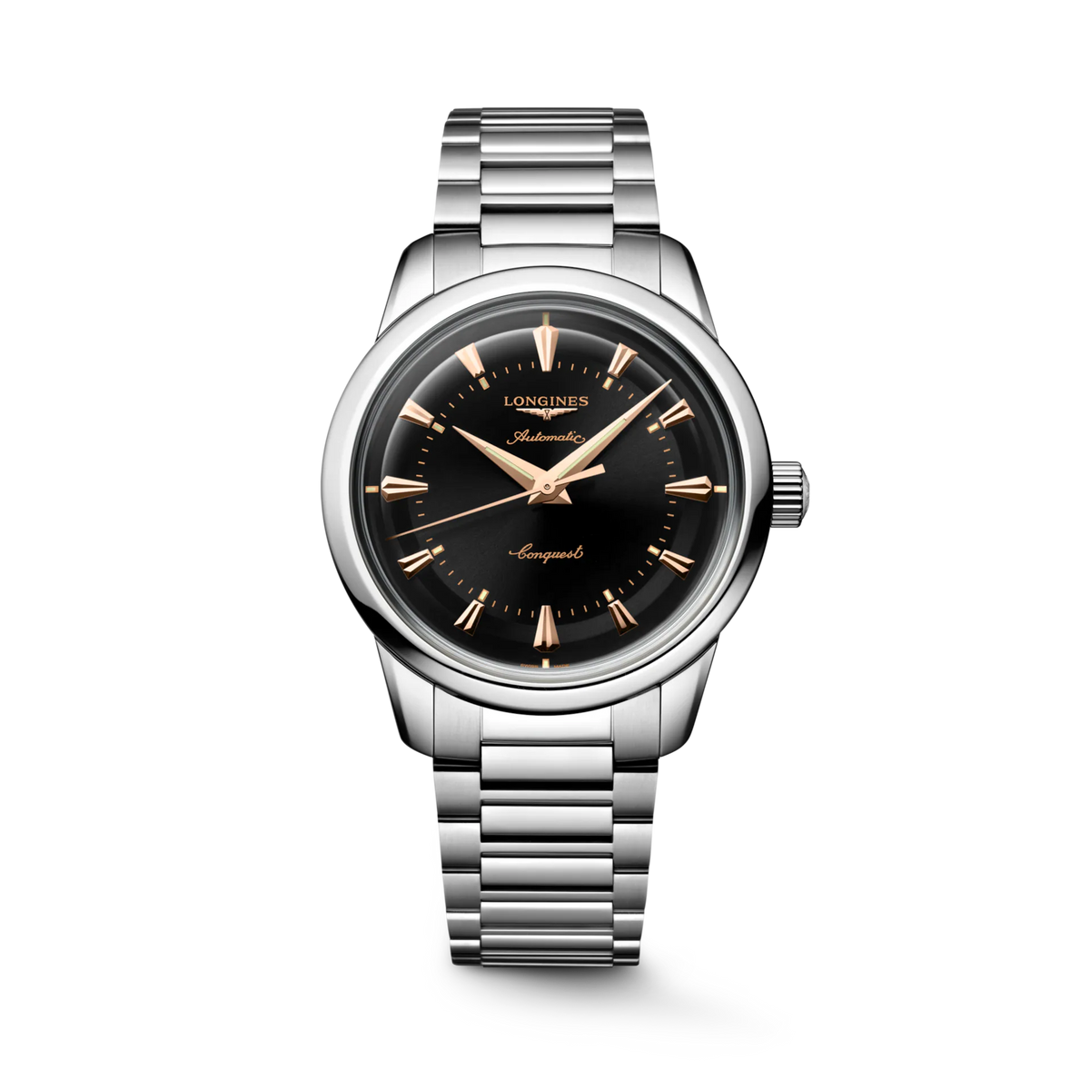 Longines Conquest Heritage 38mm Black Dial Men's Watch L16494526