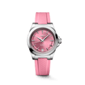 Longines Conquest 34mm Pink Dial Rubber Women's Watch L34304999