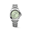 Longines Conquest 34mm Light Green Dial Steel Women's Watch L34304026