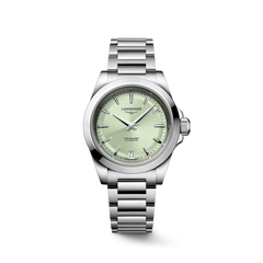 Longines Conquest 34mm Light Green Dial Steel Women's Watch L34304026