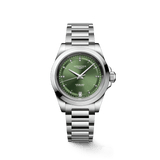Longines Conquest Diamonds 34mm Green Dial Steel Women's Watch L34304076