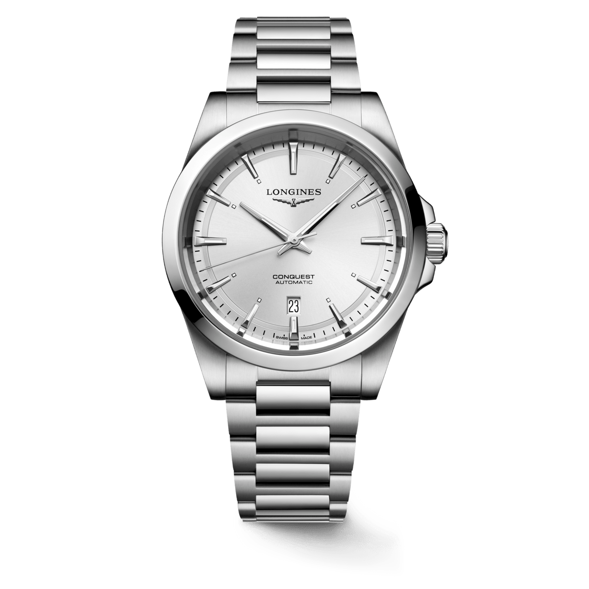 Longines Conquest 2023 41mm Silver Dial Steel Men's Watch L38304726