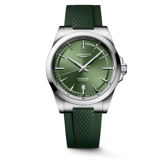 Longines Conquest 41mm Sunray Green Dial Men's Watch L38304029