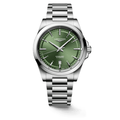 Longines Conquest 2023 41mm Green Dial Steel Men's Watch L38304026