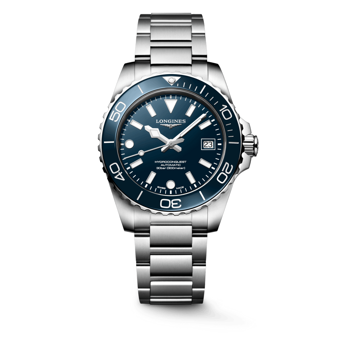 Longines HydroConquest 39mm Blue Lacquered Dial Men's Watch L37794966