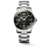 Longines HydroConquest 41mm Black Dial Green Ceramic Bezel Men's Watch L37814056