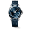 Longines HydroConquest GMT 41mm Blue Rubber Men's Watch L37904969