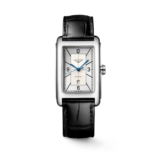 Longines DolceVita 27.70mm Rectangular Black Strap Unisex Watch L57574730