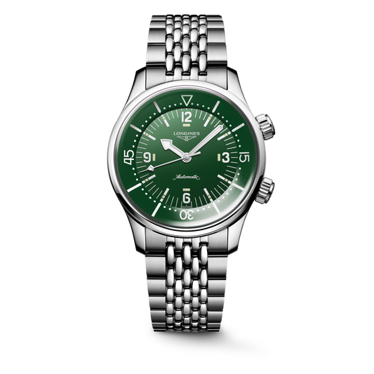 Longines Legend Diver 39mm Green Dial Men's Watch L37644066