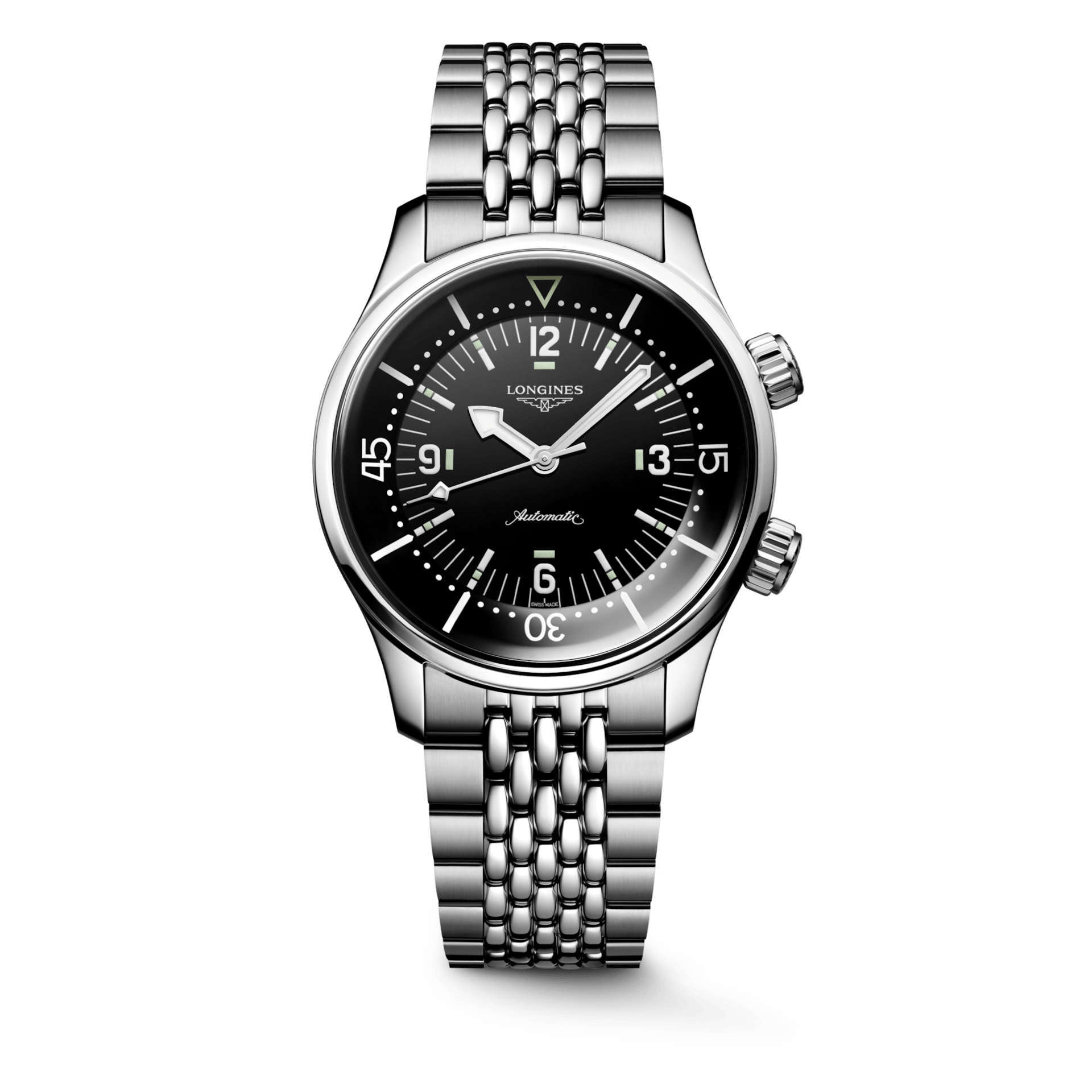 Longines Legend Diver 39mm Black Dial Men's Watch L37644507