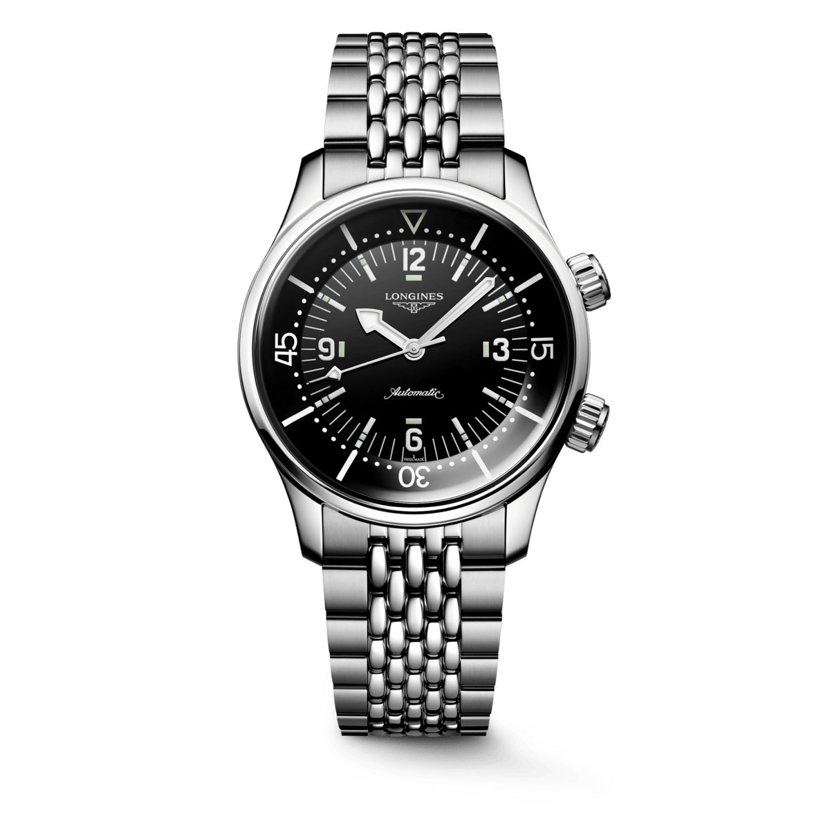 Longines Legend Diver 39mm Black Dial Men's Watch L37644507