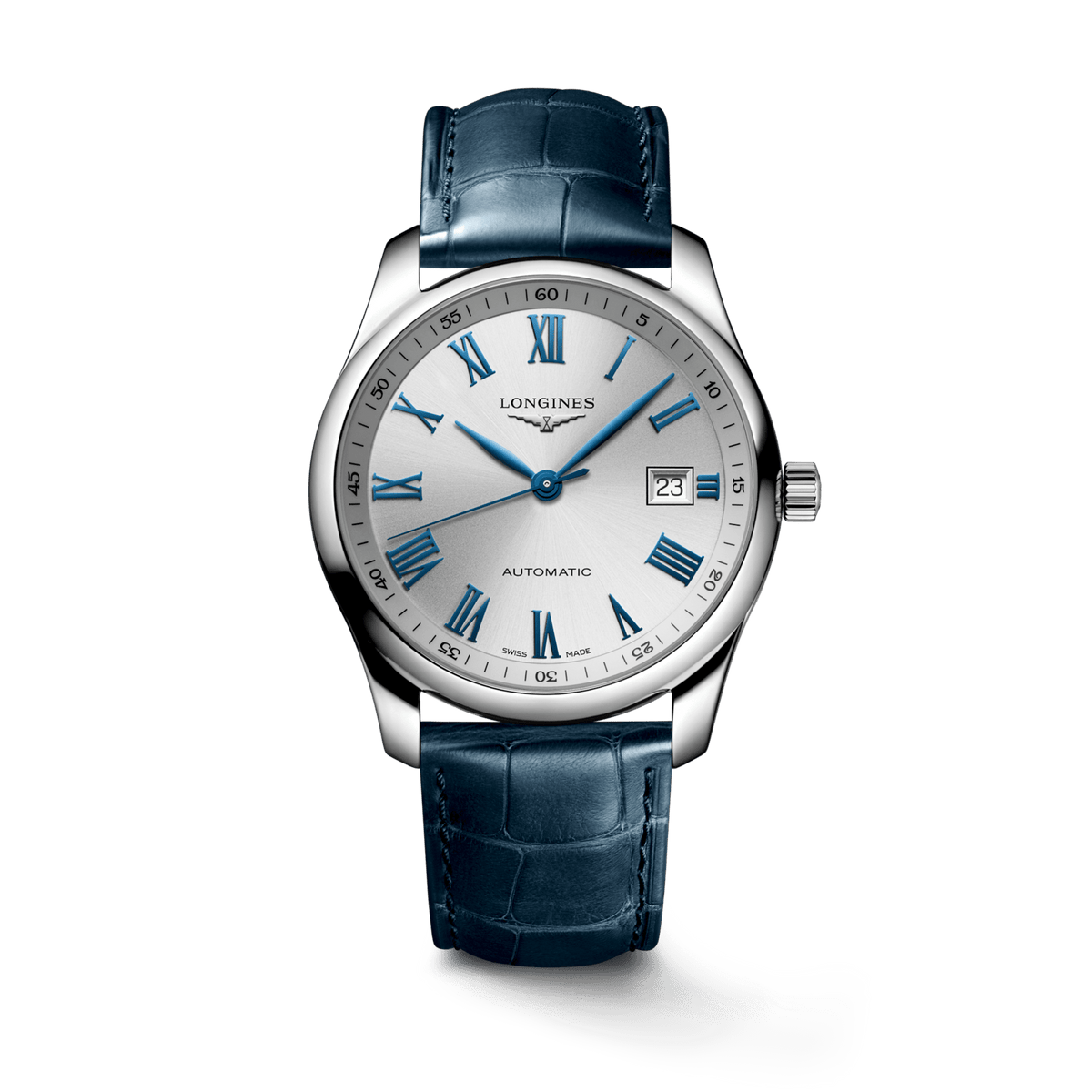 Longines Master Collection 40mm Blue Alligator Strap Men's Watch L27934792