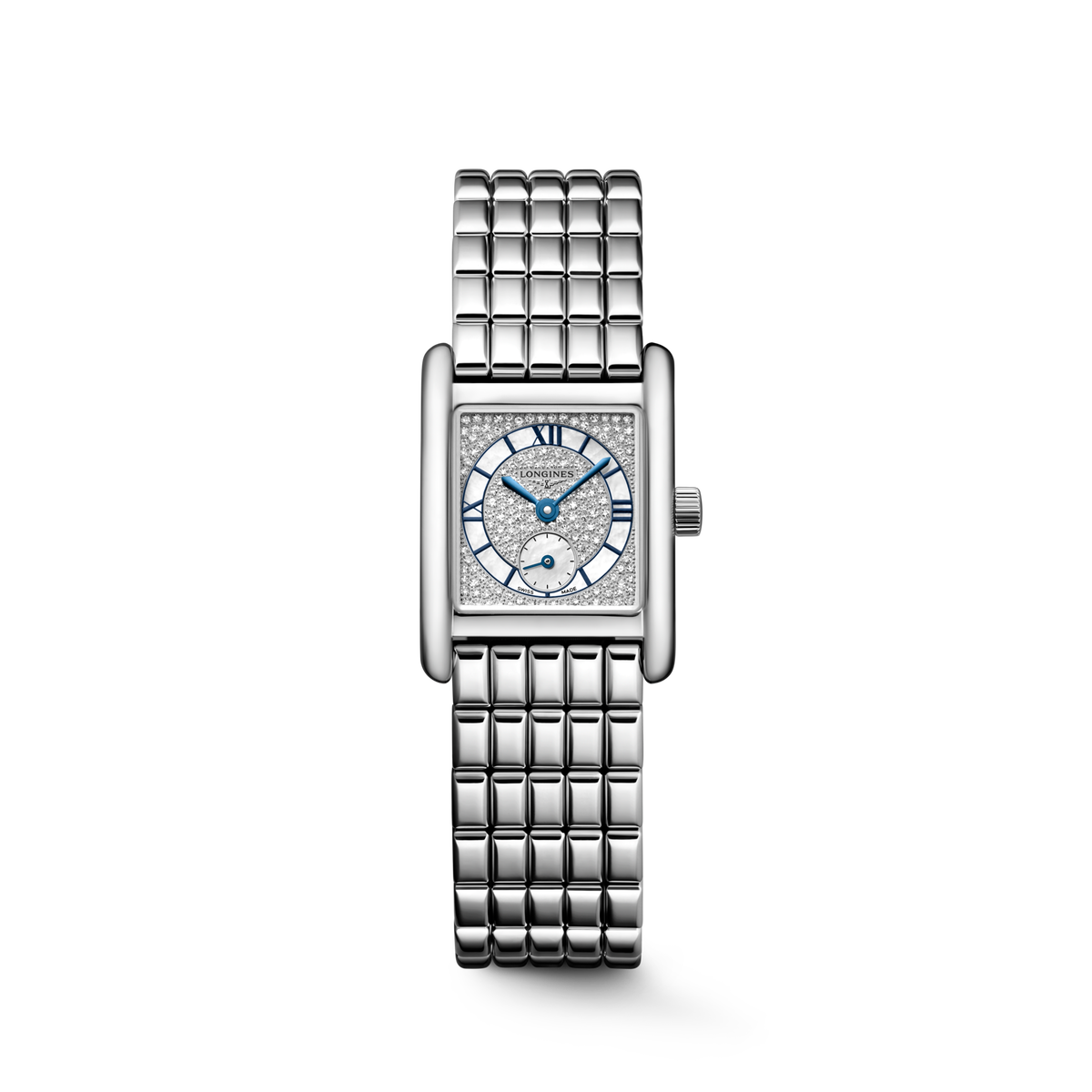Longines Mini DolceVita Diamond 21.5mm White Dial Women's Watch L52004876