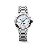 Longines PrimaLuna Moonphase 34mm White Mother of Pearl Dial Women's Watch L81264876