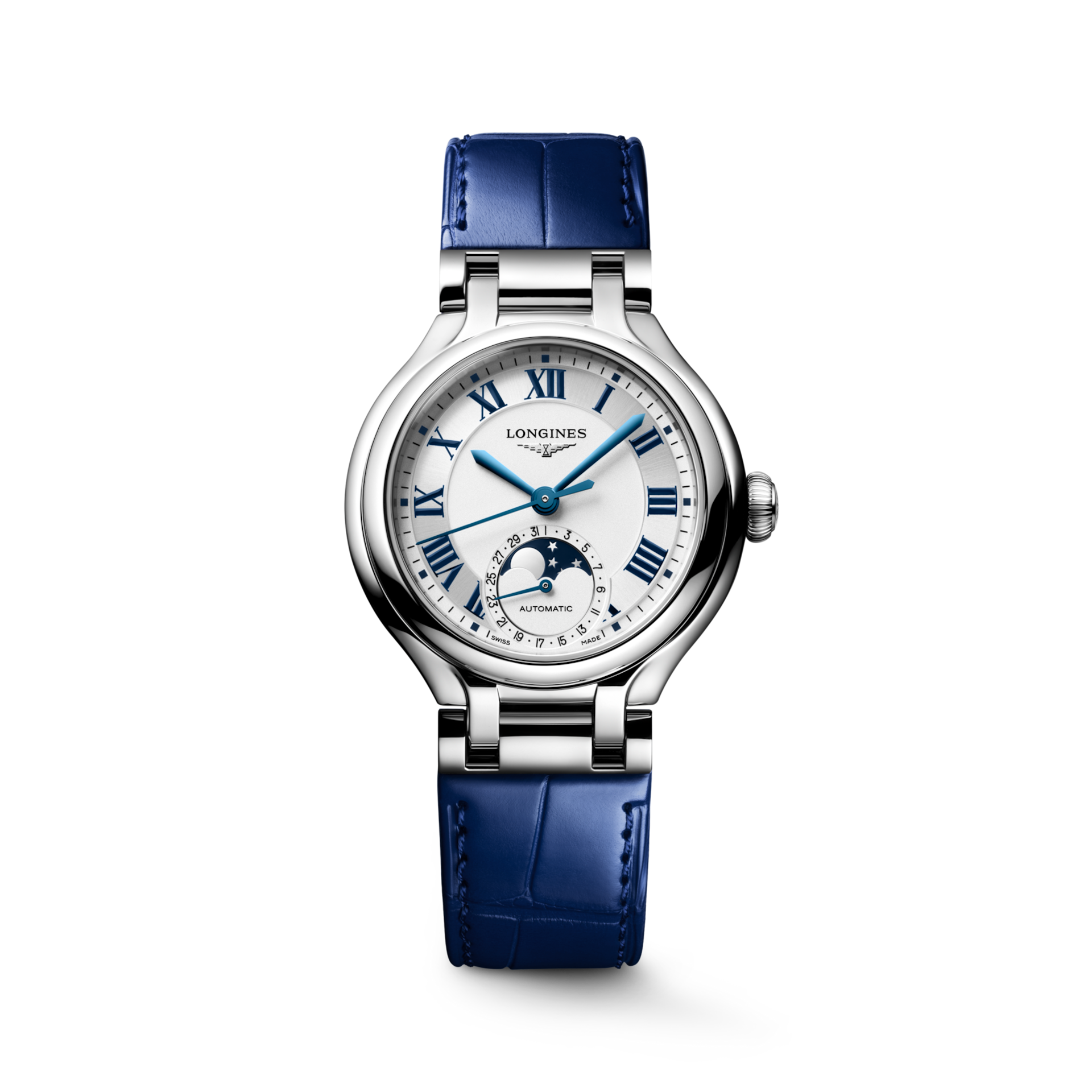 Longines PrimaLuna Moonphase 34mm Opaline Ivory Dial Women's Watch L81264712