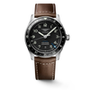 Longines Spirit Zulu Time 42mm Black Dial Men's Watch L38124532