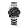 Longines Spirit Zulu Time 39mm Black Dial GMT Men's Watch L38024536