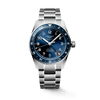 Longines Spirit Zulu Time 39mm Blue Dial GMT Steel Men's Watch L38024936