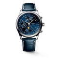 Longines Master Collection 42mm Blue Dial Leather Men's Watch L27734920