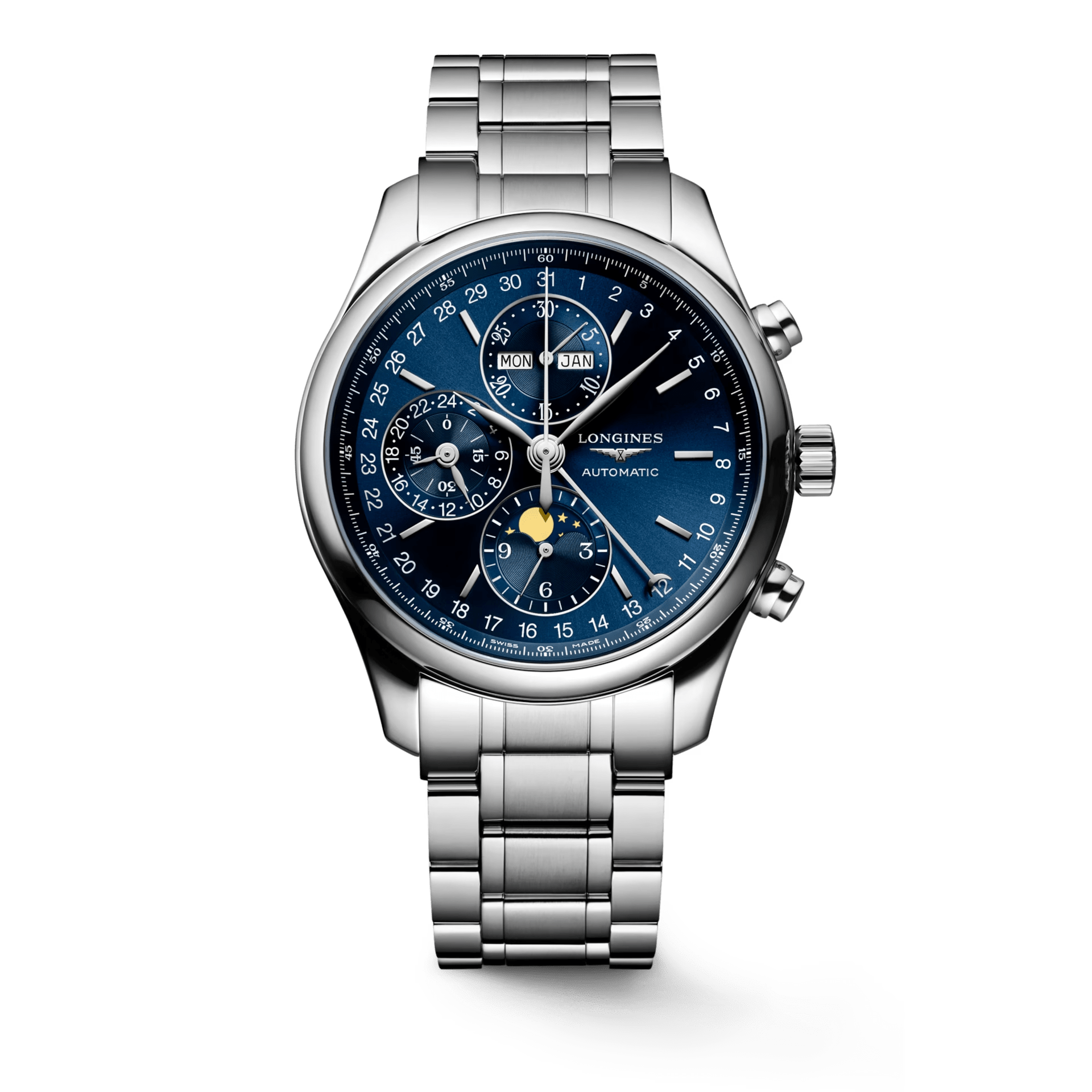 Longines Master Collection 42mm Blue Dial Steel Men's Watch L27734926
