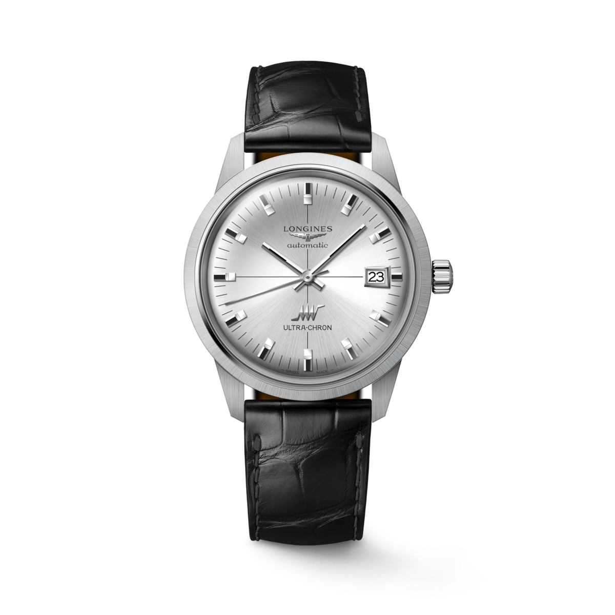 Longines Ultra-Chron Classic 37mm Sunray Silver Men's Watch L25374722